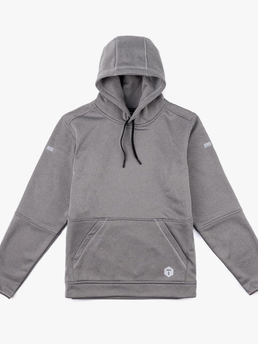 Men's Gray Pullover Fleece Hoodie